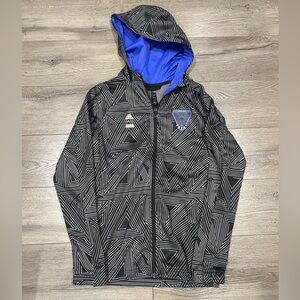 Adidas Boys Black Panther zip up hoodies. Black and gray. Size M